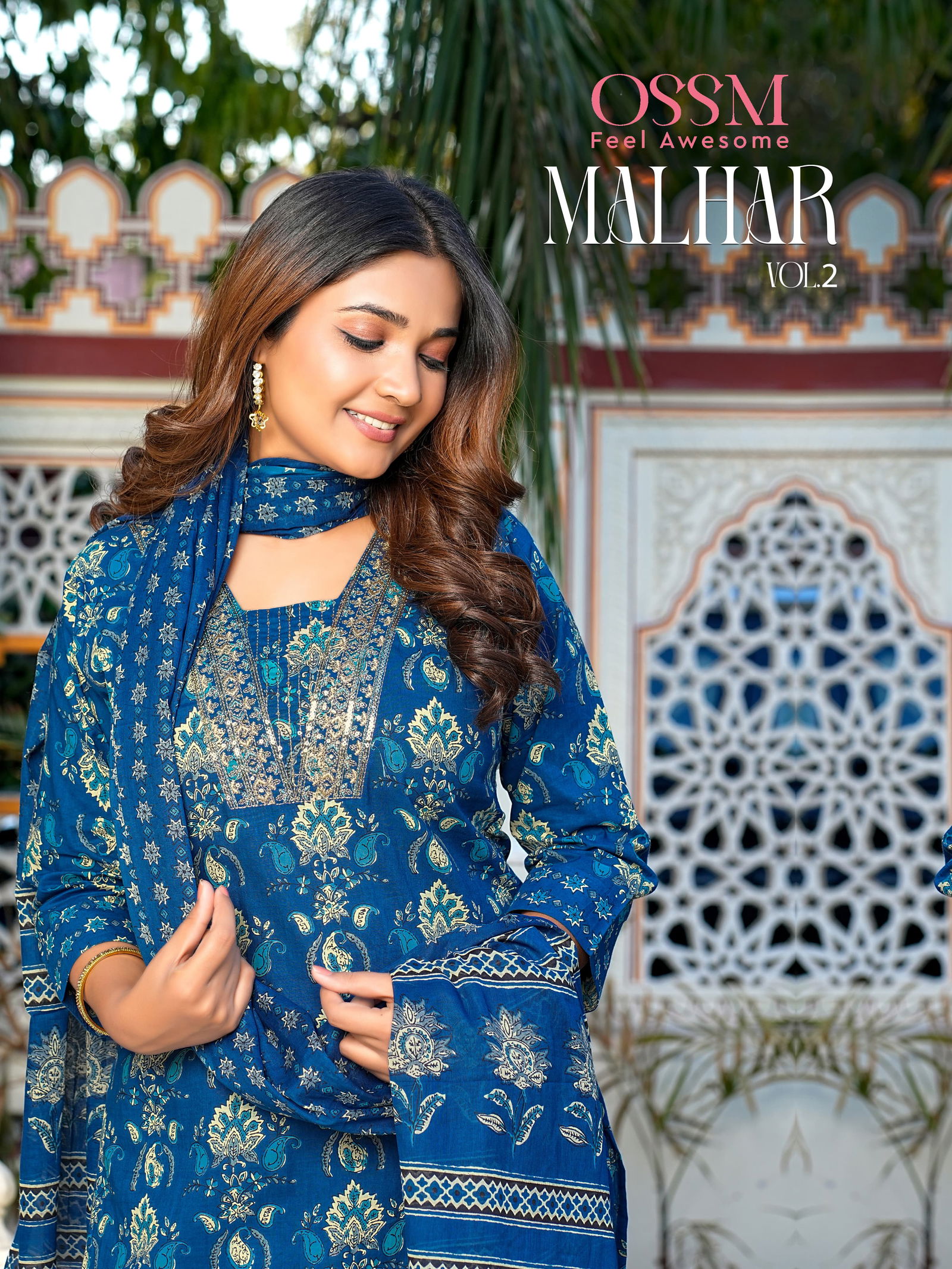 Malhar Vol 02 By Ossm Designer Cotton Printed Kurti With Bottom Dupatta Wholesale Price In Surat